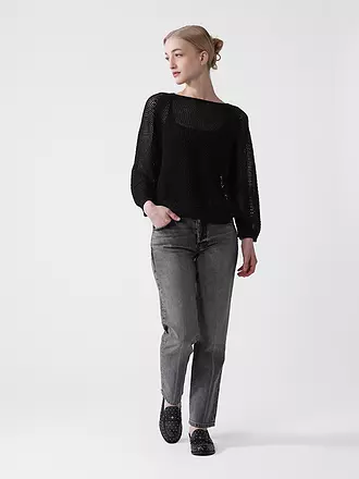 LANIUS | Pullover
Marke: LANIUS
Farbe: nero
Kategorien: Moda,Donna

Lunghezza manica: Manica a 3/4
Scollo: Girocollo
Materiale: Cotone,Lino
Motivo: Tinta unita
Vestibilità (capispalla): Regular
Stile: Pure
Dettagli: Lavorazione a maglia | 